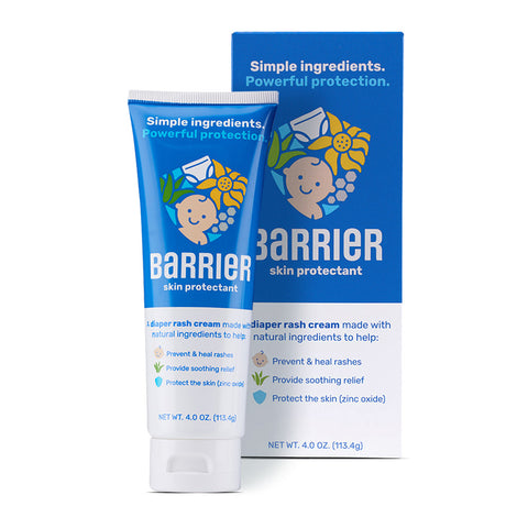 Barrier™️ - Skin Protectant - Diaper Rash Cream - 4 oz. Tube - Free US Shipping!